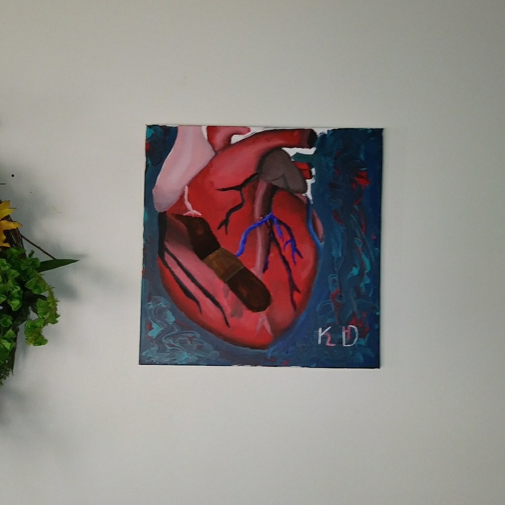 Self bondage painting